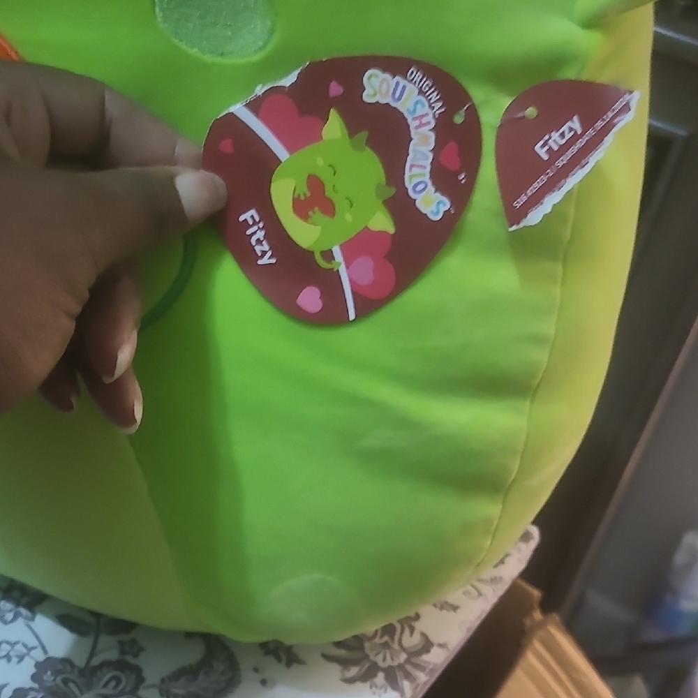 Squishmallows Lime Green Plush